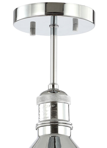Nick 11" Metal LED Semi Flush Mount - JONATHAN Y